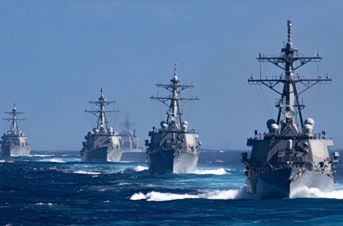 Theodore Roosevelt Carrier Strike Group Transits Pacific