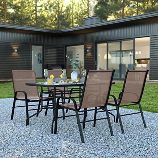Lark Manor Artu Outdoor Patio Dining Set 