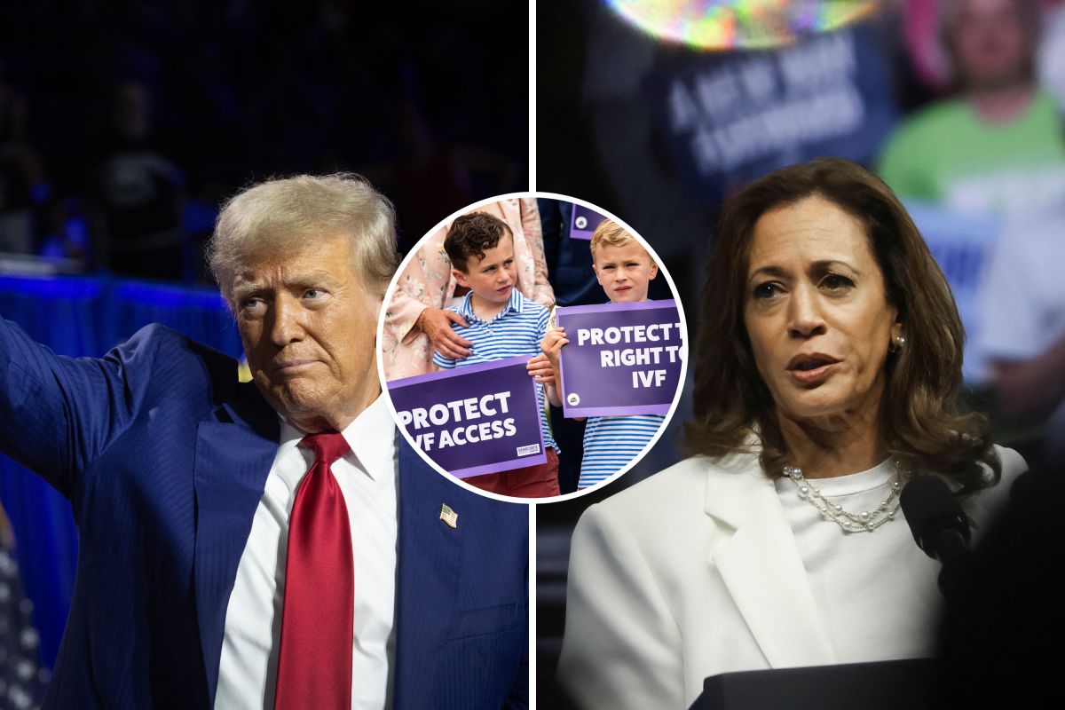 Donald Trump, IVF, Kamala Harris