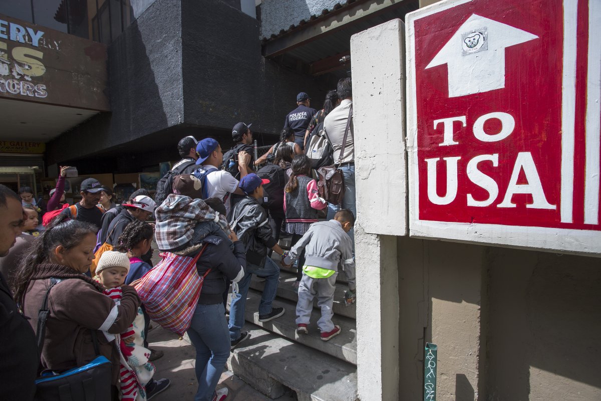 Immigration stock photo
