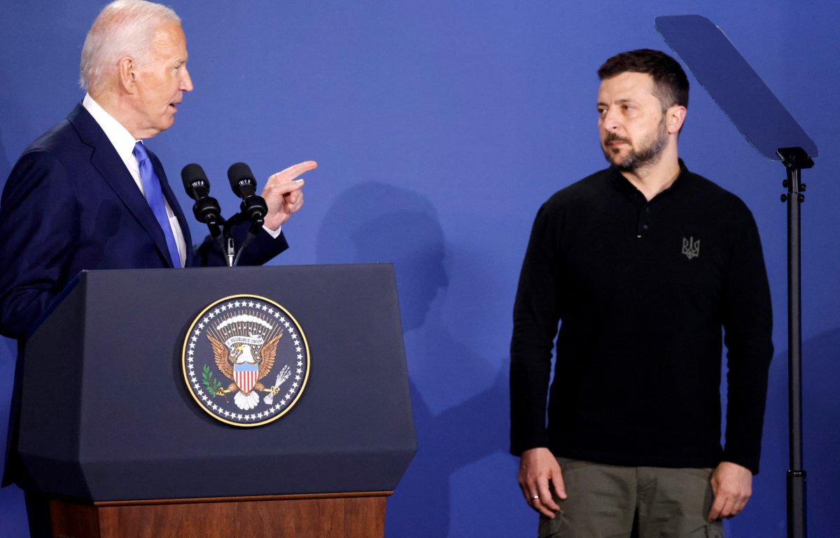 Joe Biden and Volodymyr Zelensky