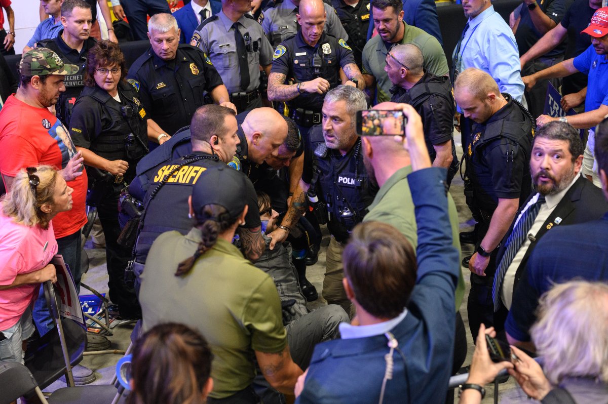 Man Detained at Donald Trump's Pennsylvania Rally