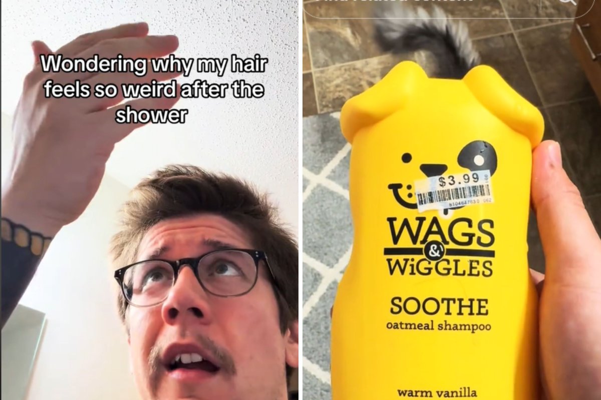 Man uses wrong shampoo