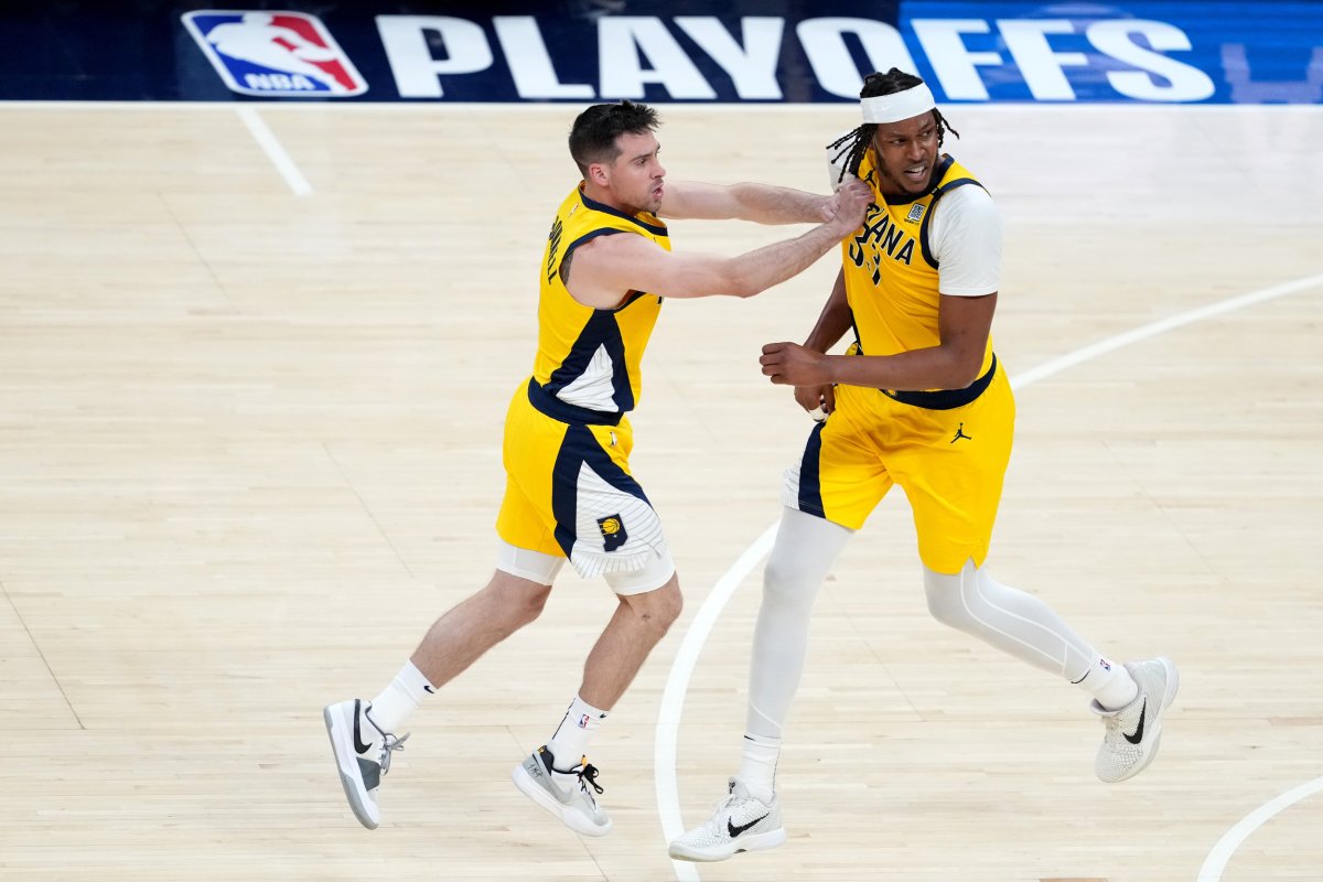 Myles Turner TJ McConnell Pacers