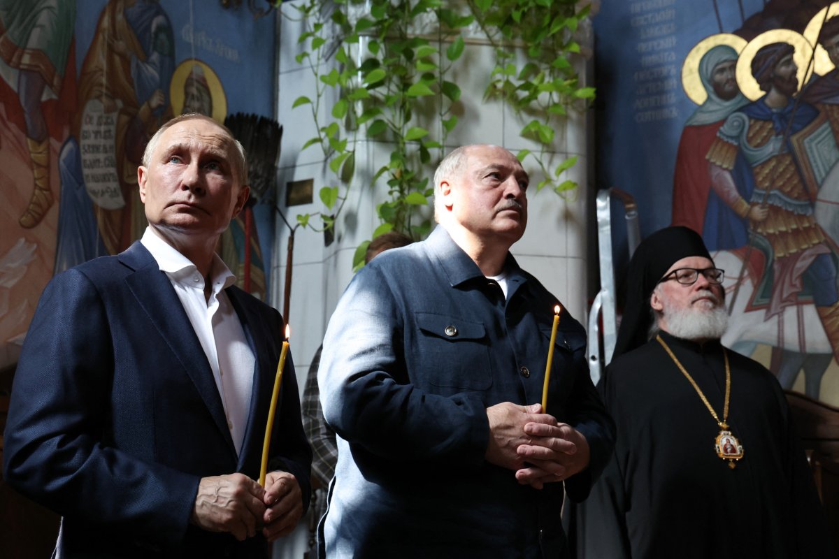 Putin and Lukashenko