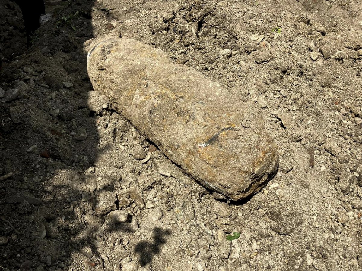 Undetonated WWII Bomb Czech