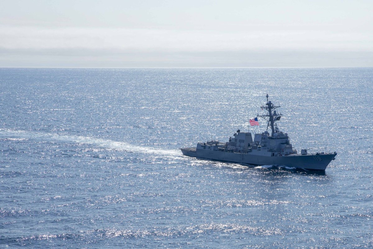 US Navy Destroyer Transits Arctic Waters