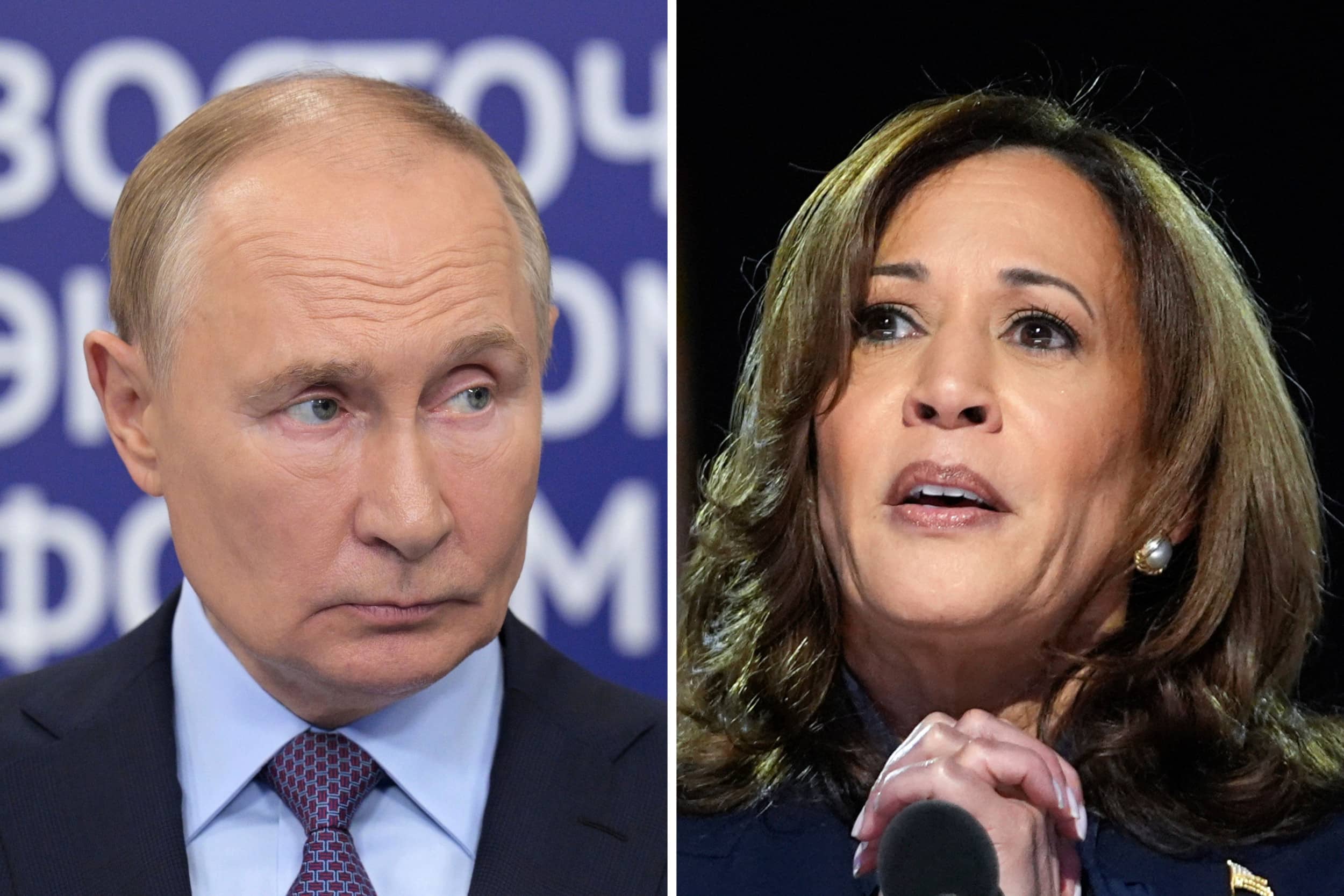 Putin Claims Support for Kamala Harris, Jokes About ‘Infectious Laugh’