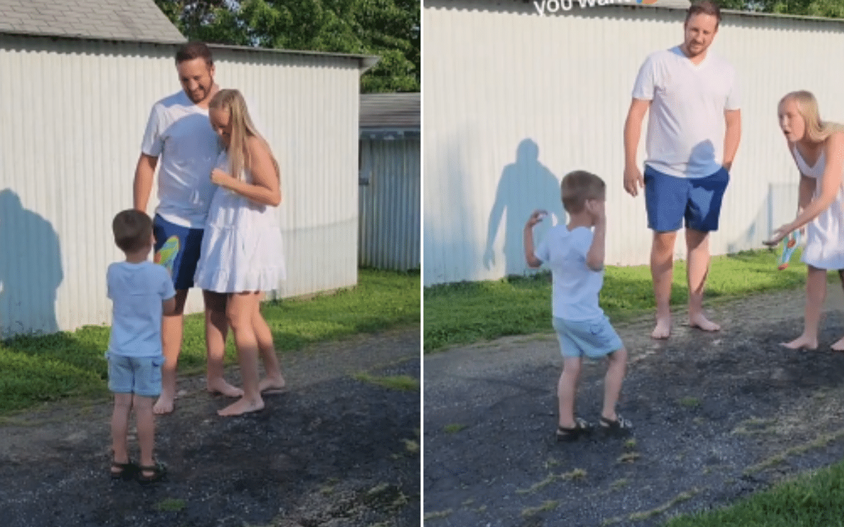Water Pistol Gender Reveal Ends in Tears for Older Sibling: ‘Not Happy’