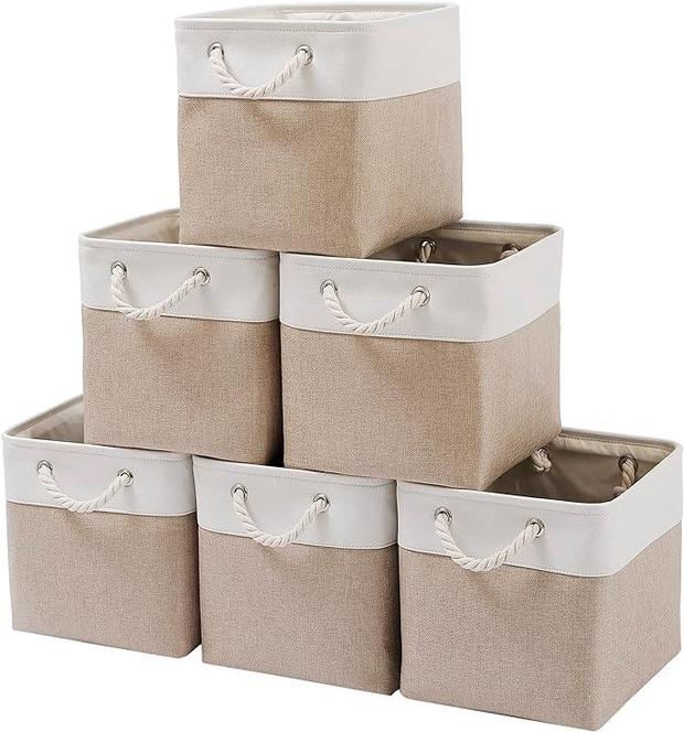 MidmmVick 11 x 11 Inch Cube Storage Bins 