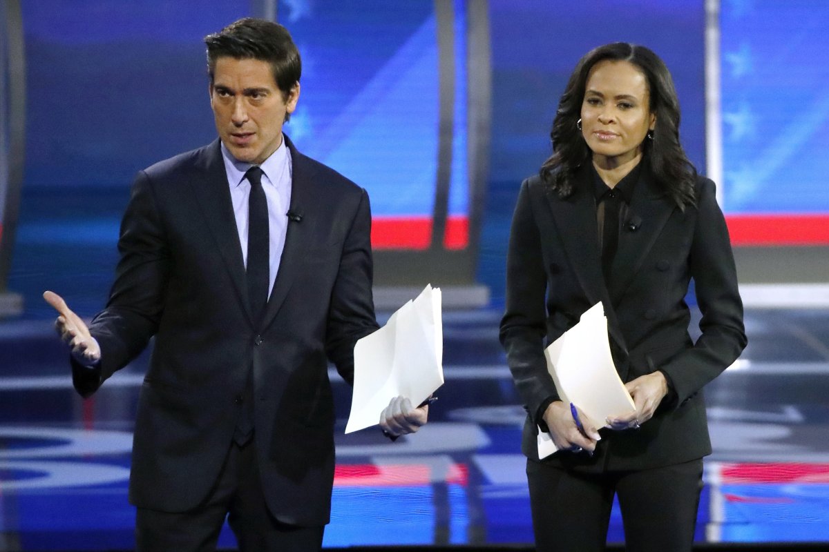 ABC’s Debate Moderators: What to Know About David Muir and Linsey Davis