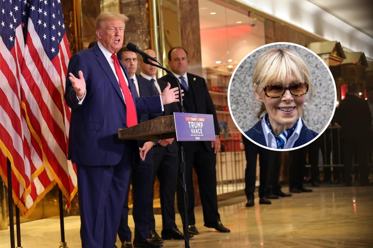 Trump Rips His Own Lawyers in E. Jean Carroll Case as They Stand Behind Him