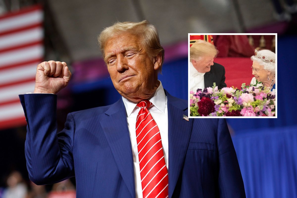 Donald Trump With Queen Elizabeth