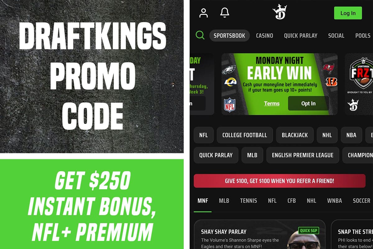DraftKings Promo Code Lands $250 Bonus for Ravens-Chiefs, NFL+ Premium
