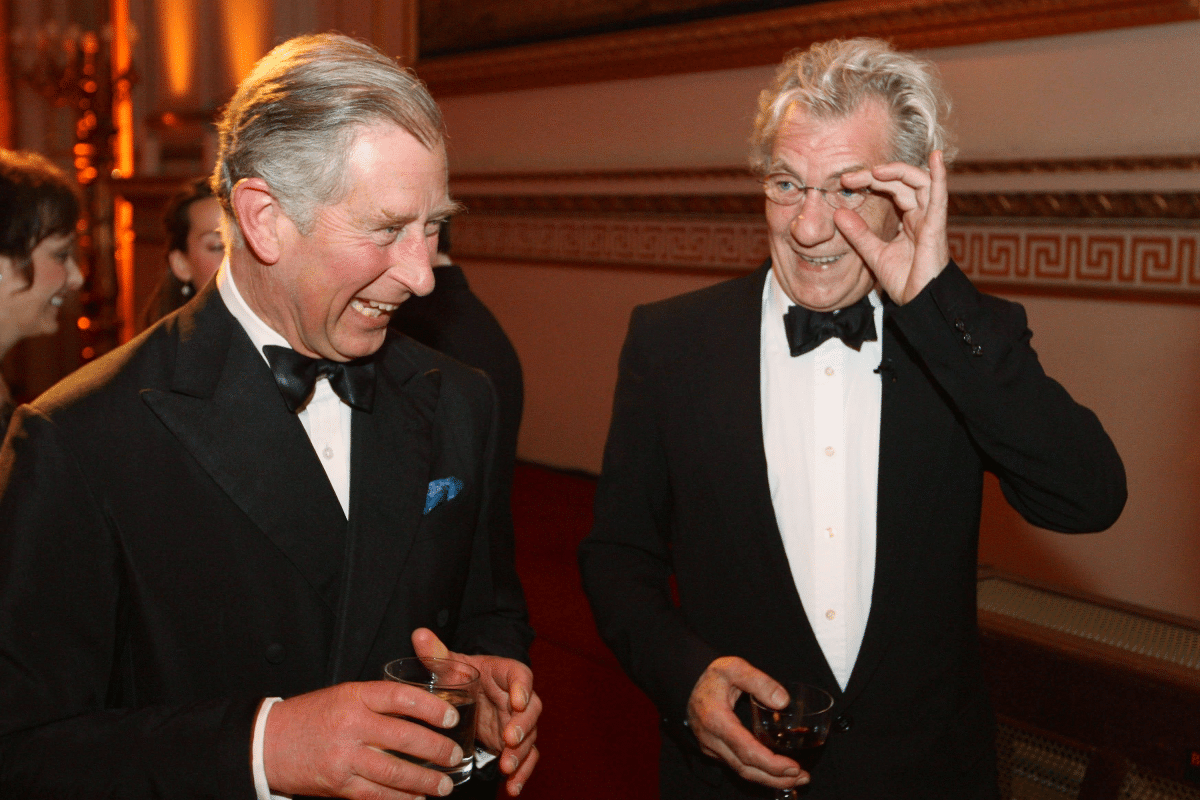 Ian McKellen and King Charles III