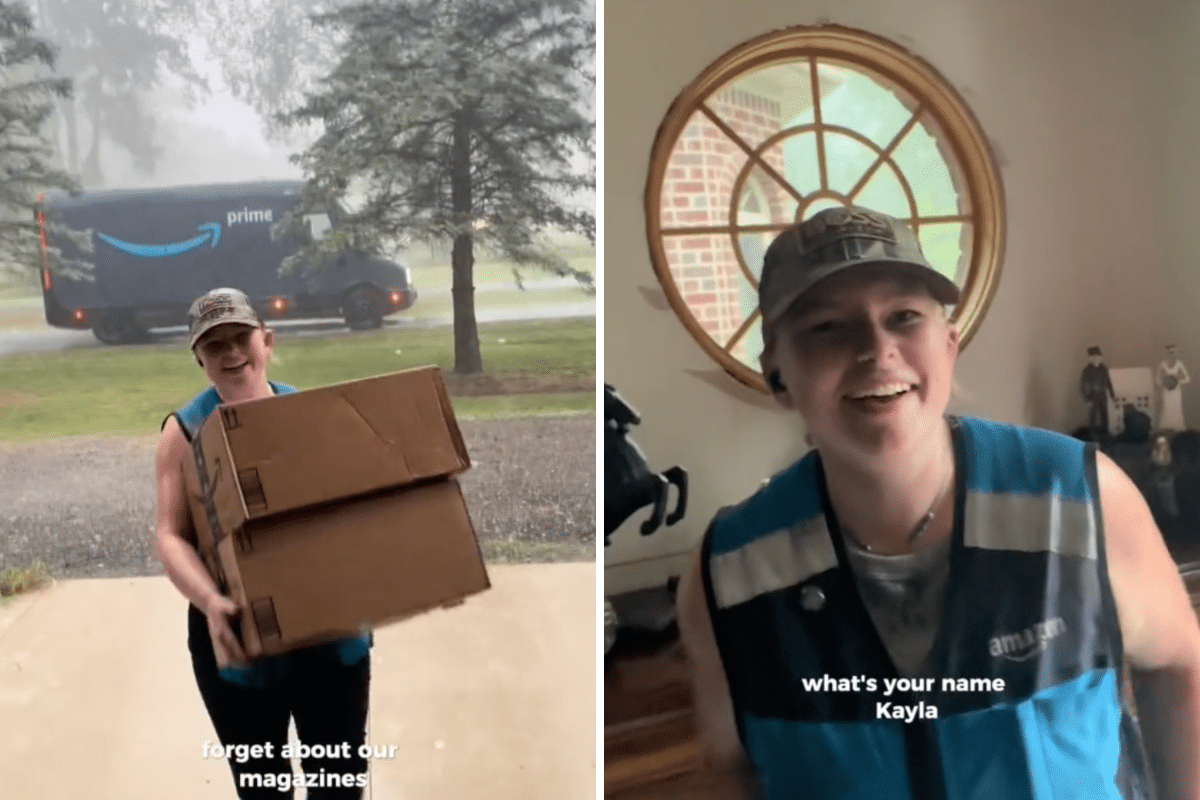 Unstoppable Amazon Worker Drives Through ‘Tornado’ Siren to Deliver Package