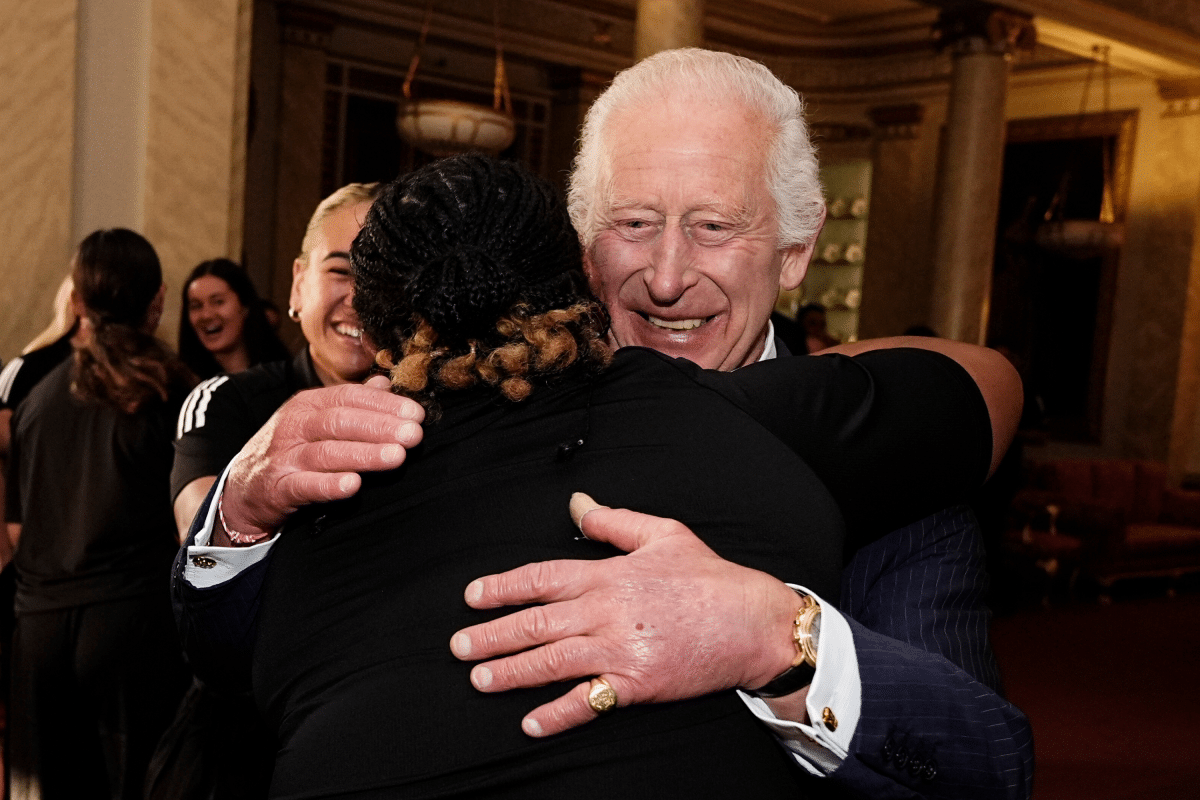 King Charles’ Surprise Hug Caught on Camera