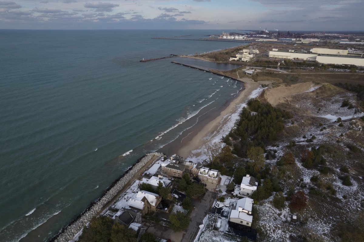 Lake Michigan Coastline Indiana