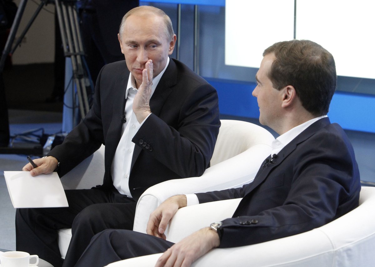 Medvedev and Putin