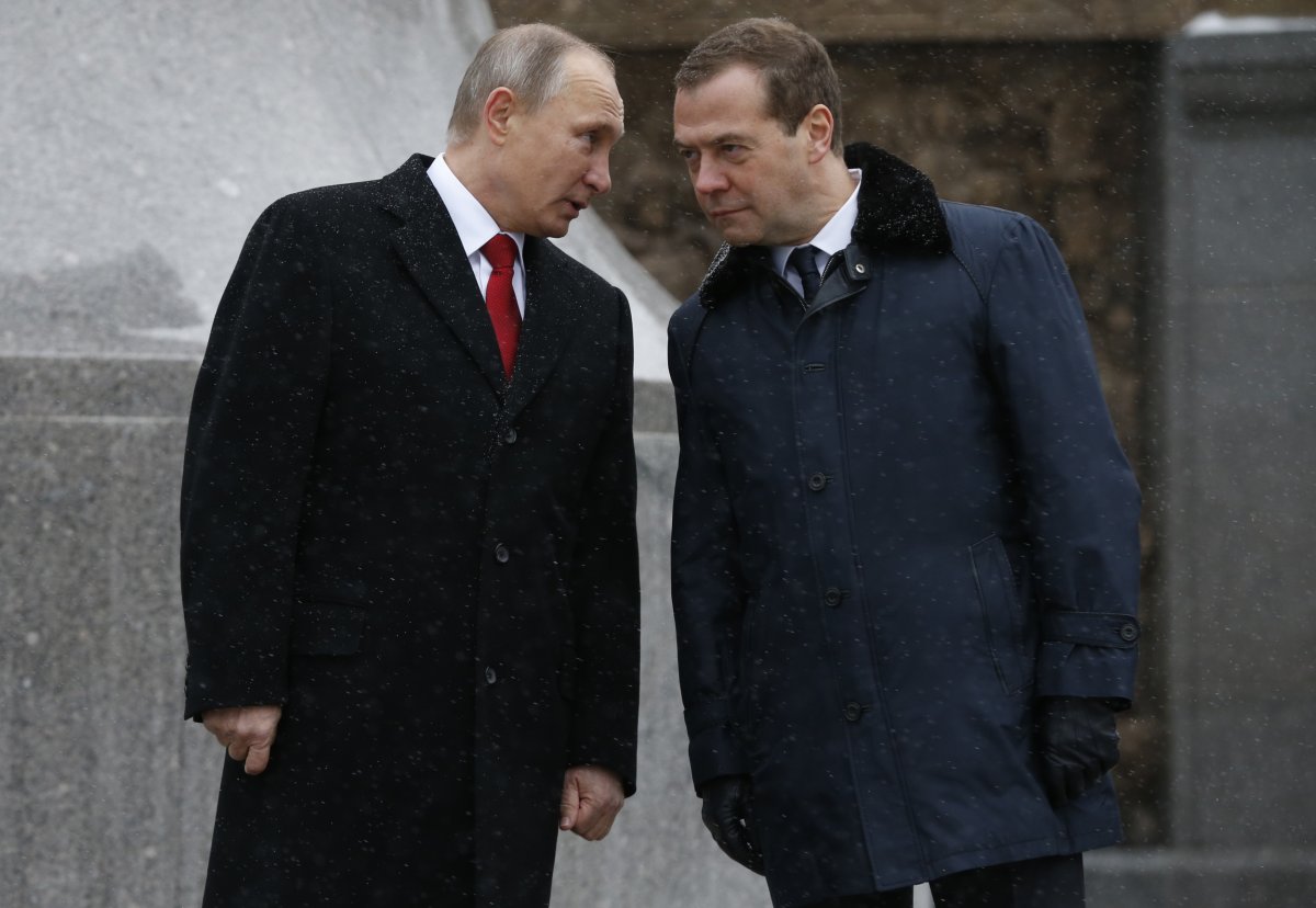 Medvedev and Putin