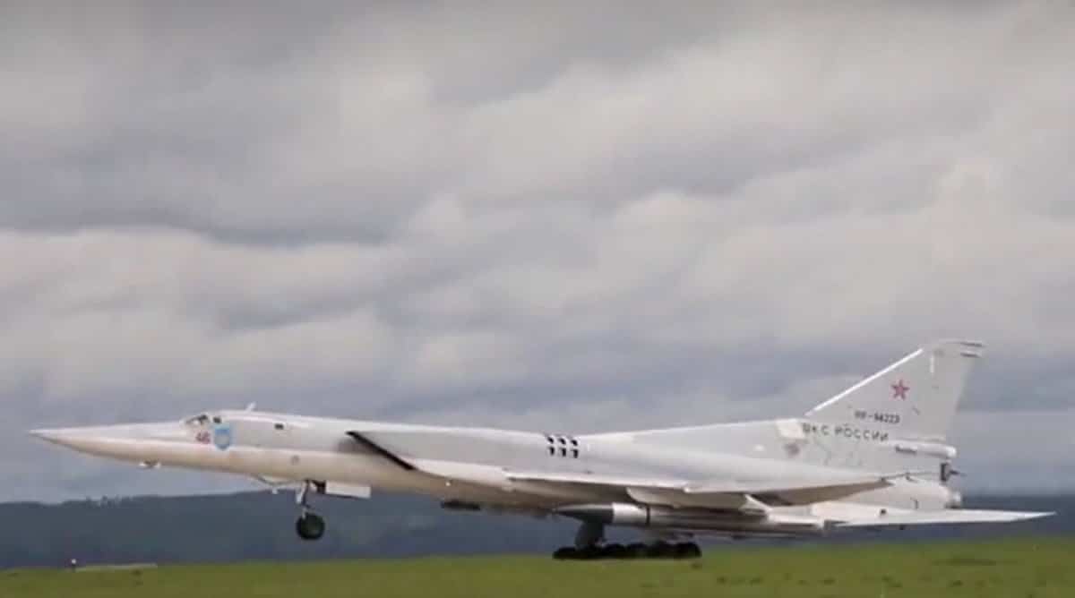 Russian Bomber Takes Off