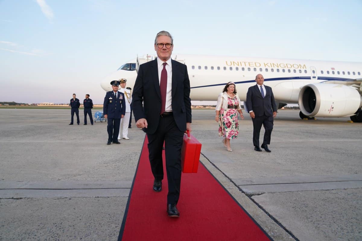 U.K. Prime Minister Arrives in Washington D.C.