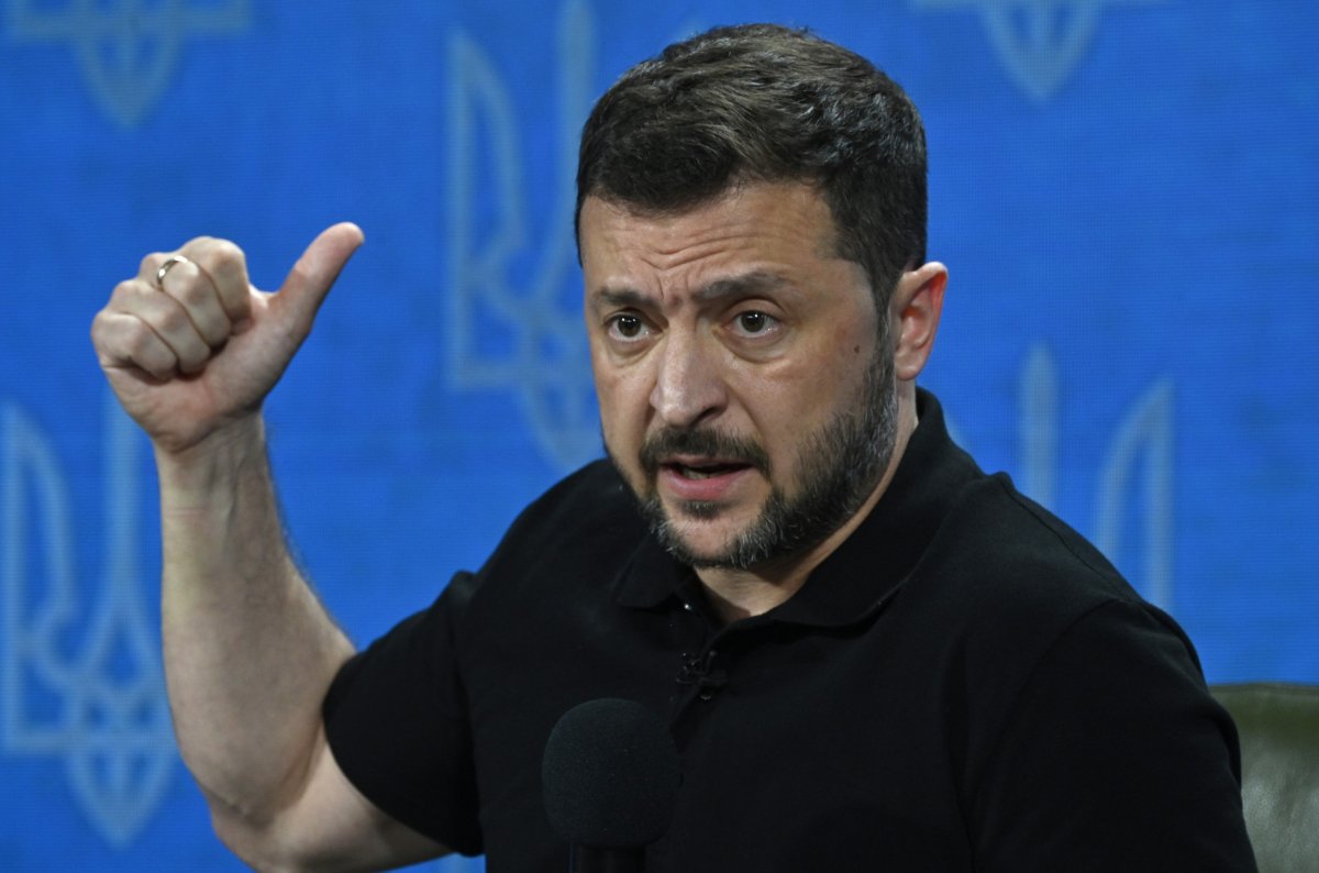 Ukraine's President Volodymyr Zelensky 
