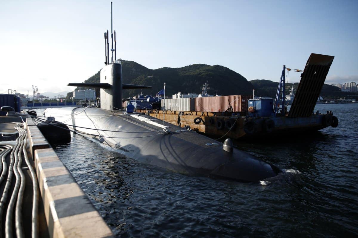 US Ballistic Missile Submarine Visits South Korea