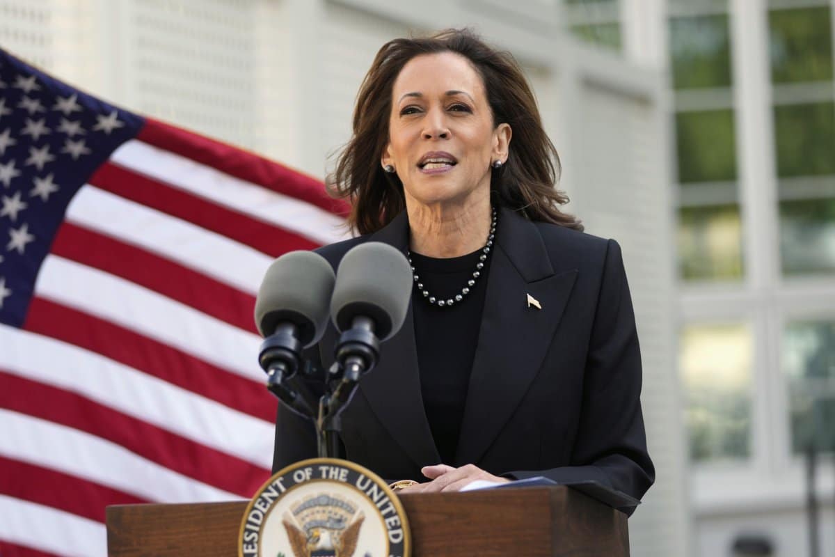 Democratic presidential nominee Vice President Kamala Harris