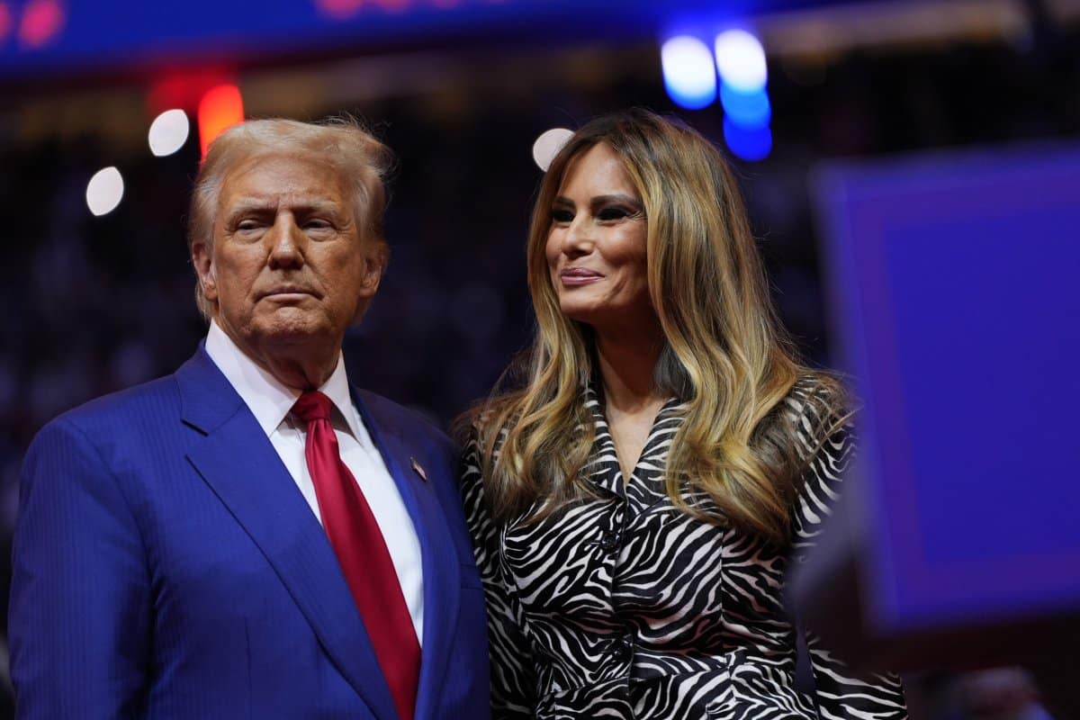 Donald and Melania Trump MSG Rally