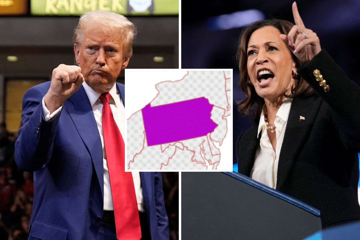 Kamala Harris Stumps in City Still Owed $40K by Trump Campaign