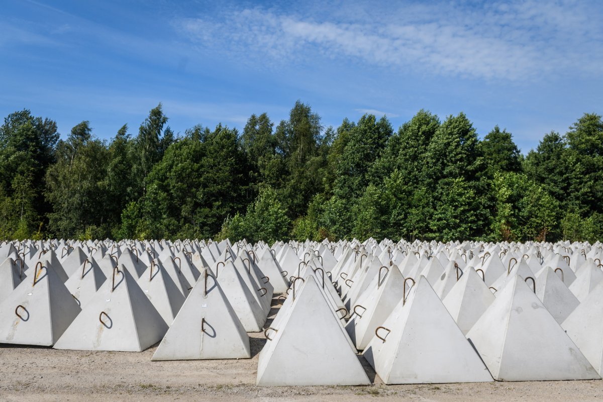 Dragon's teeth, Latvia