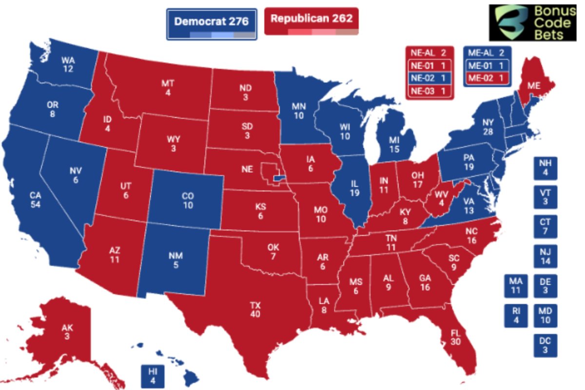 Election college map
