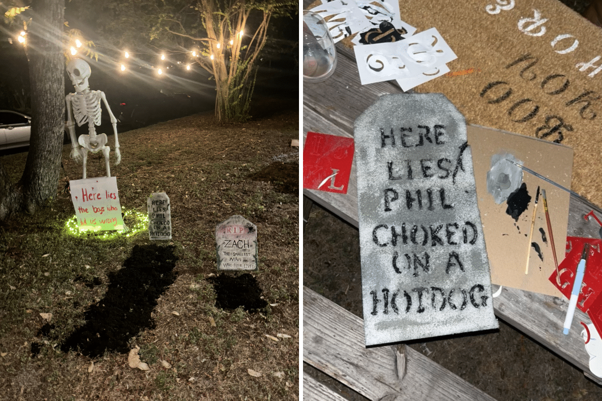 Gen Z Women Decide To Mark Halloween by Creating Graves for Ex-Boyfriends