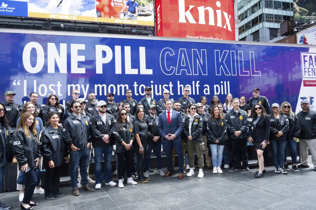 Facing Fentanyl event in Times Square