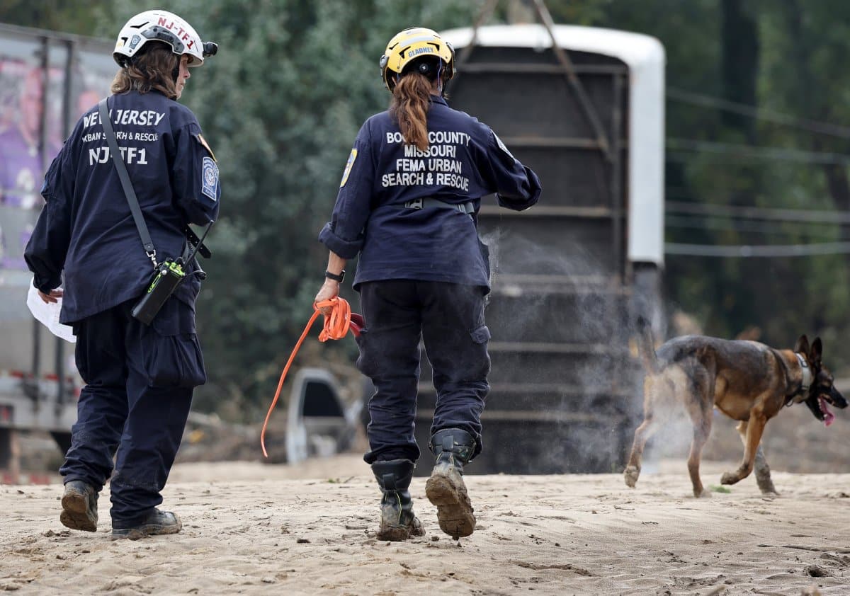 FEMA serach and rescue, Asheville, NC