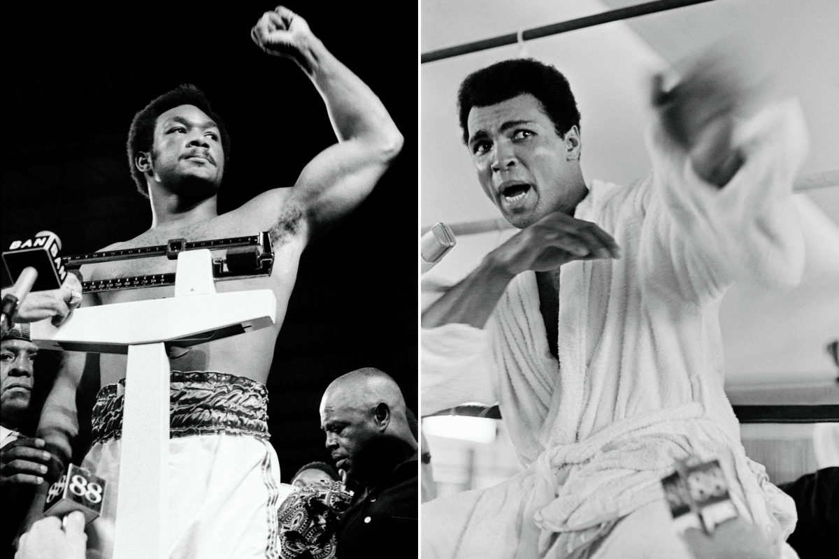George Foreman weigh in Muhammad Ali fight