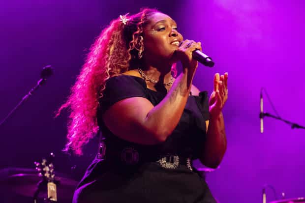 Brittney Spencer performs at Brooklyn Paramount on Oct. 13, 2024, in New York City.