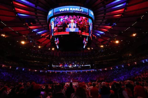 Donald Trump Holds Campaign Rally At Madison Square Garden In NYC