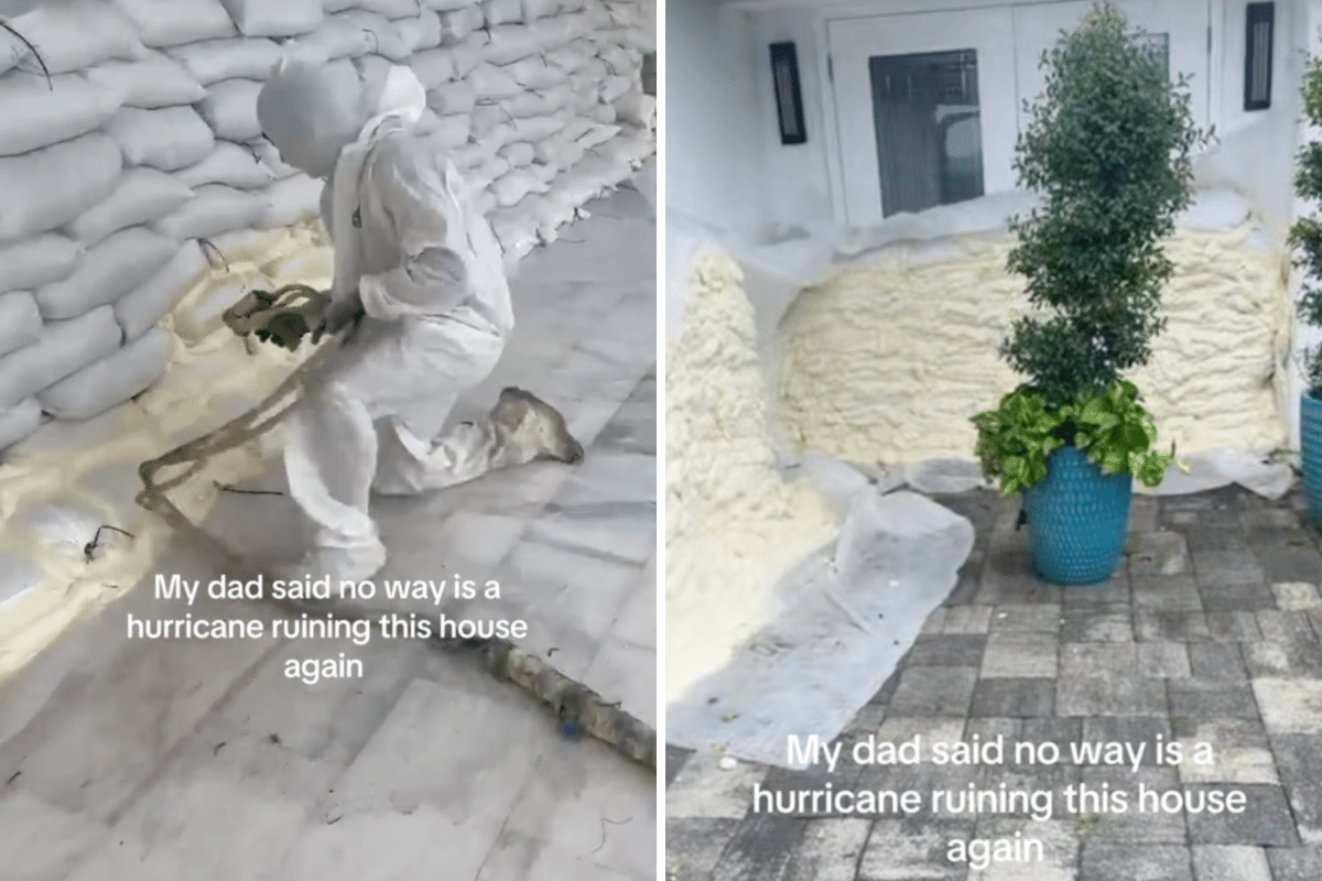 ‘No Way’ Dad Was Letting Another Hurricane Ruin House, His Method Works