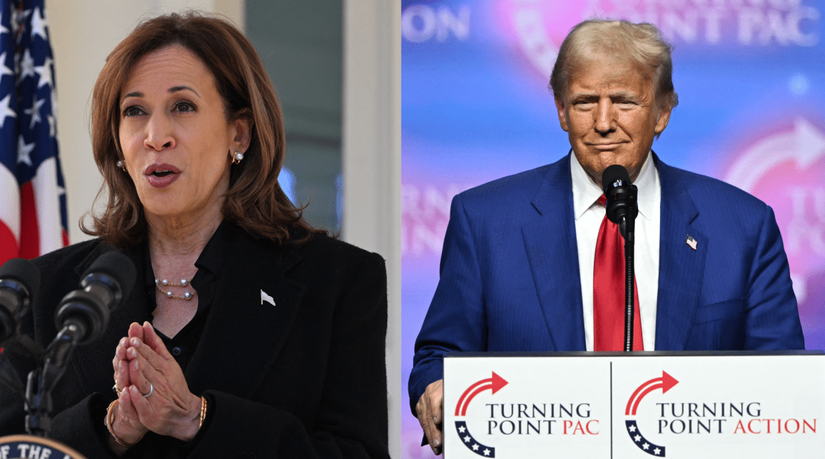 Harris and Trump