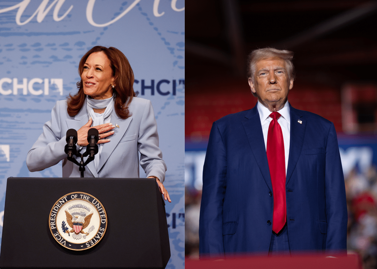 Harris and Trump