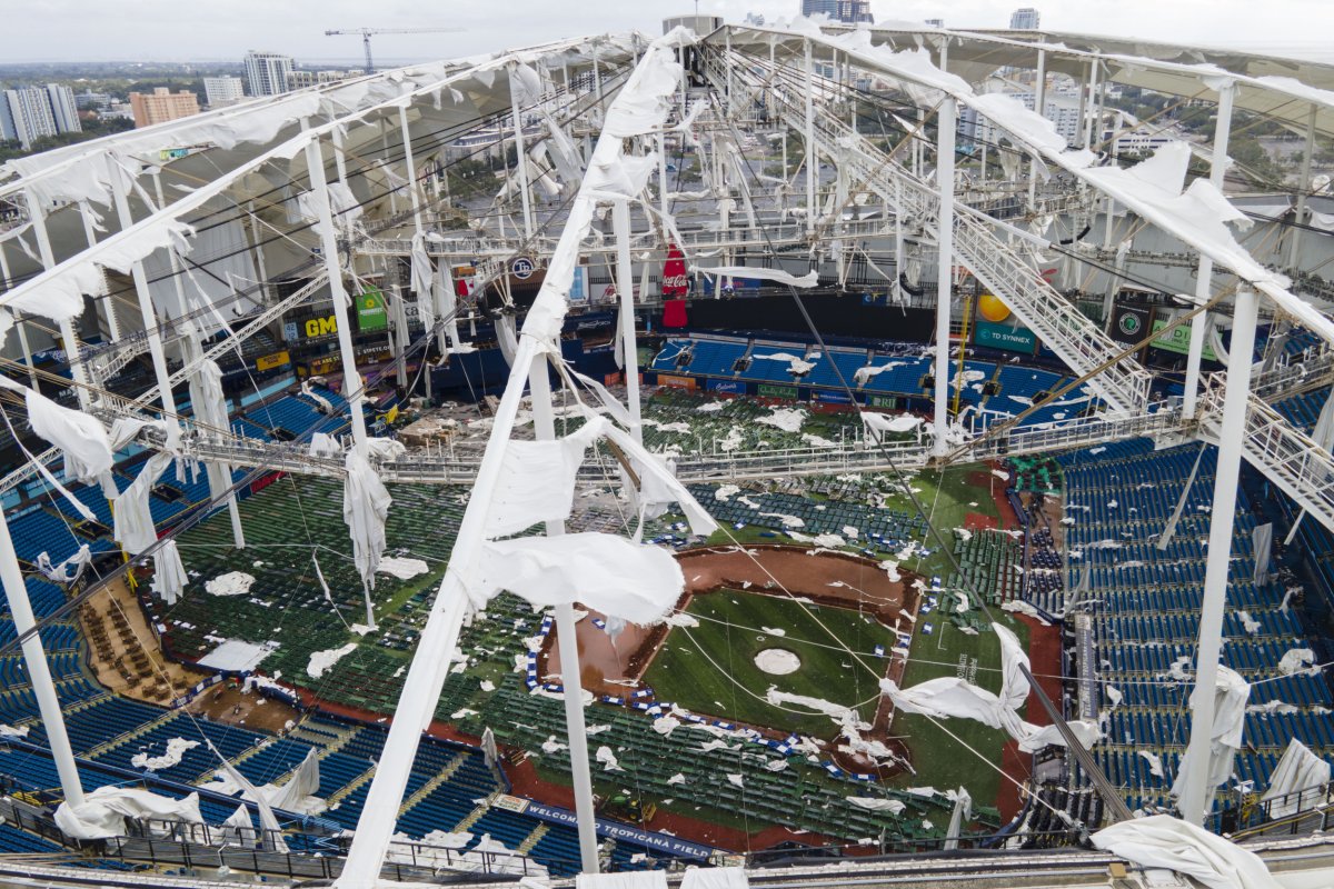 Hurricane Milton damage