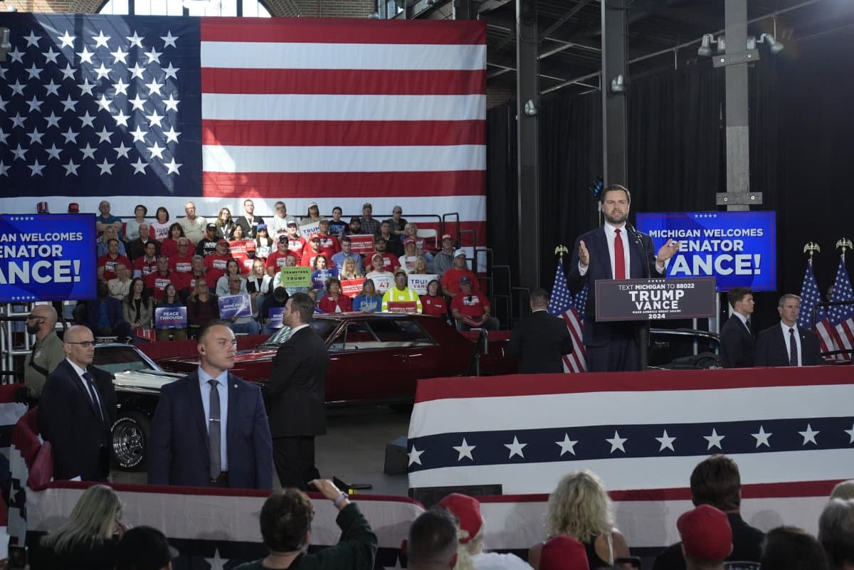 JD Vance Michigan rally