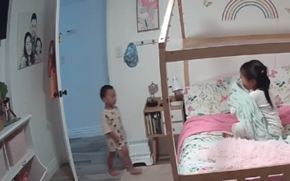 Toddler’s Unbelievable Reaction To Finding Big Sister Upset Caught on Cam
