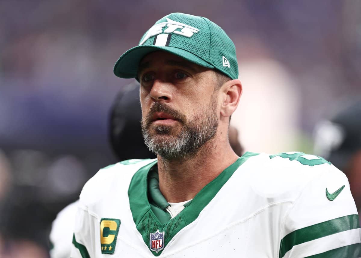 Jets quarterback Aaron Rodgers