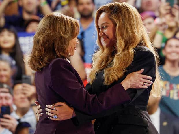 Democratic presidential nominee U.S. Vice President Harris campaigns in Houston