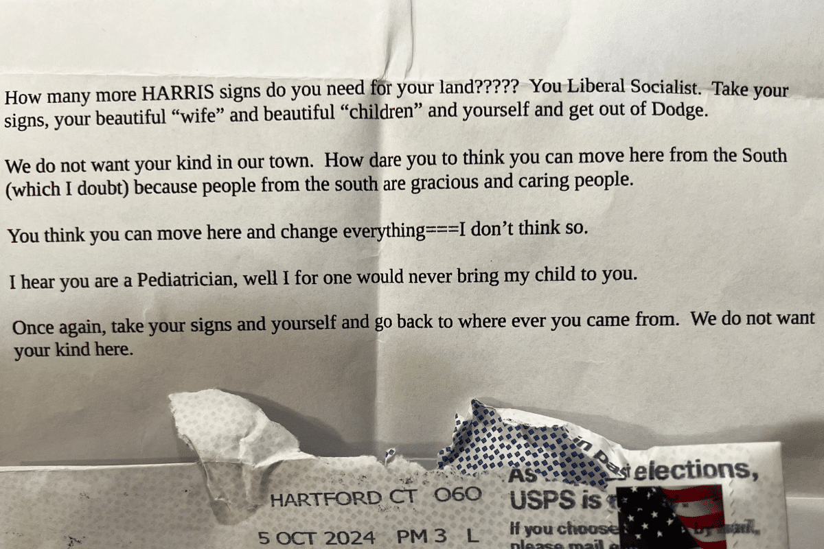 Man’s Epic Revenge After Rude Letter From Neighbor Over ‘Vote Kamala’ Signs