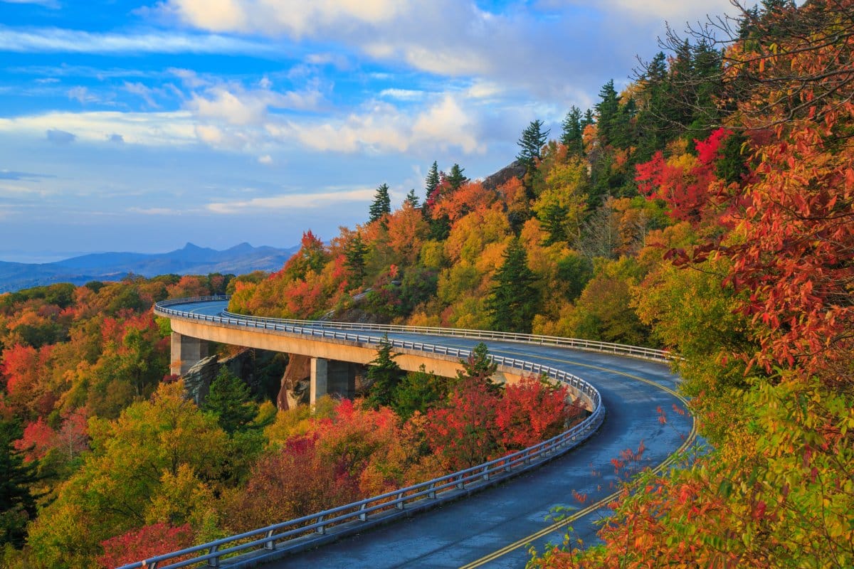 Linn Cove Viaduct Blue Ridge parkway
