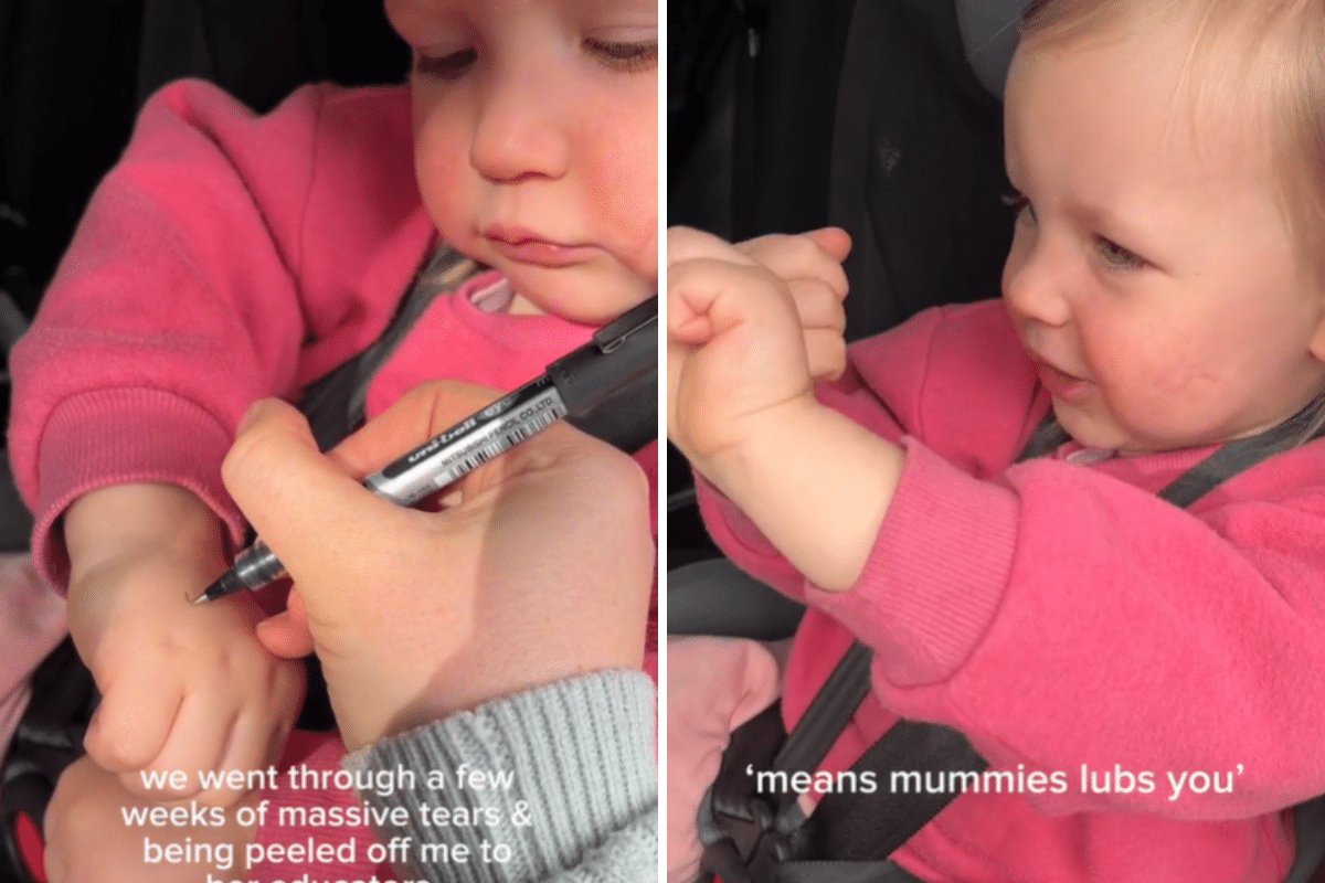 Toddler Starts ‘Hating’ Being Dropped Off at Childcare, but Mom Has a Plan